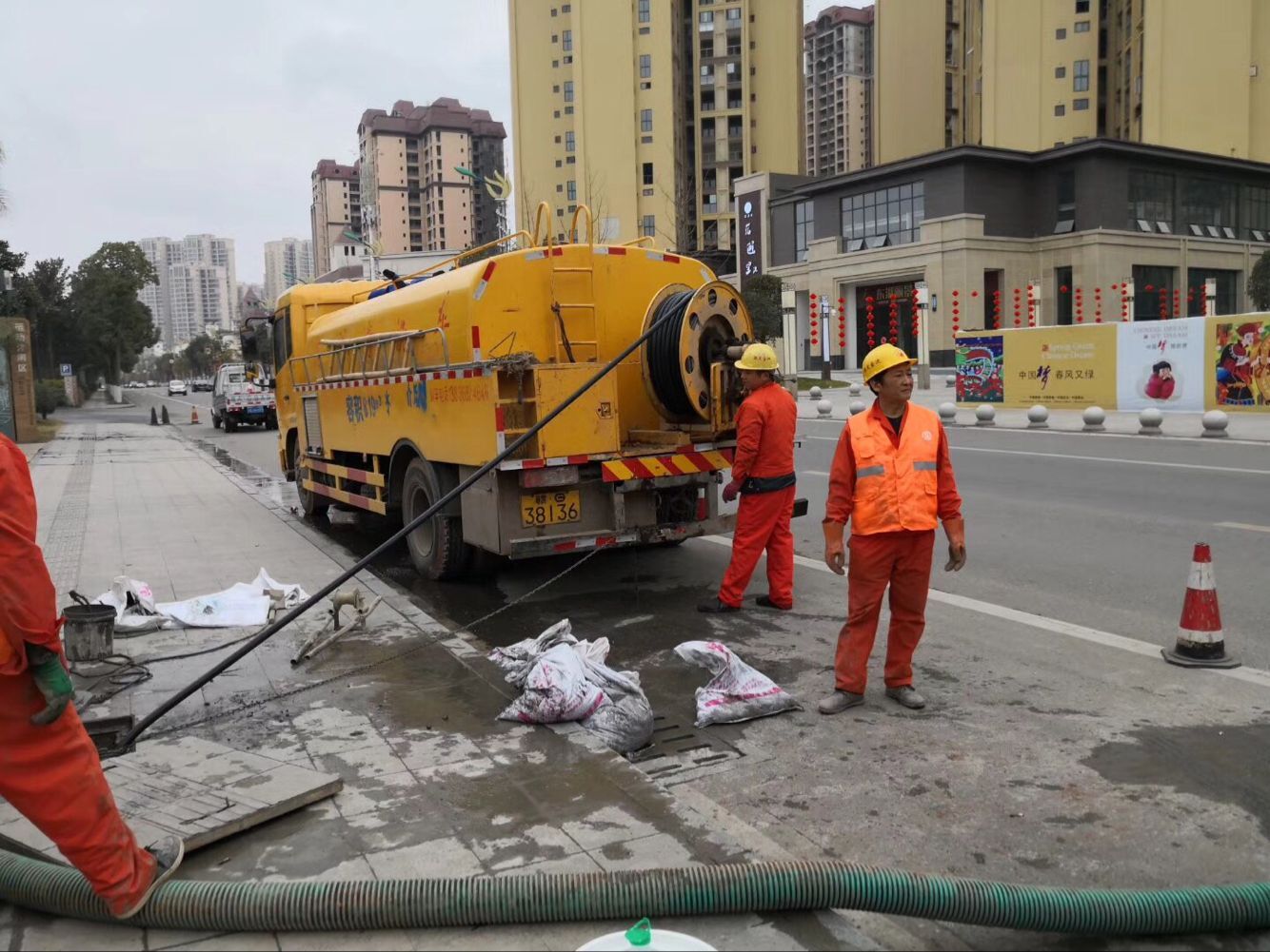 那大镇排污管道清淤-管道清洗